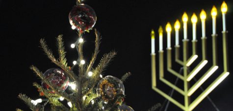 Channukah and Christmas Coincide