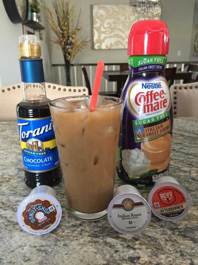 Iced Coffee in the Lunchroom