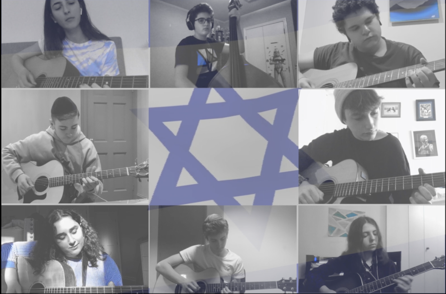 The Guitar Ensemble performing Cuado El Rey/ Ve David on Yom Haatzmaut.