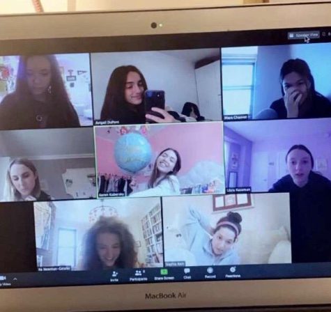Zoom birthday party (Courtesy of Tammy Palagi '21)