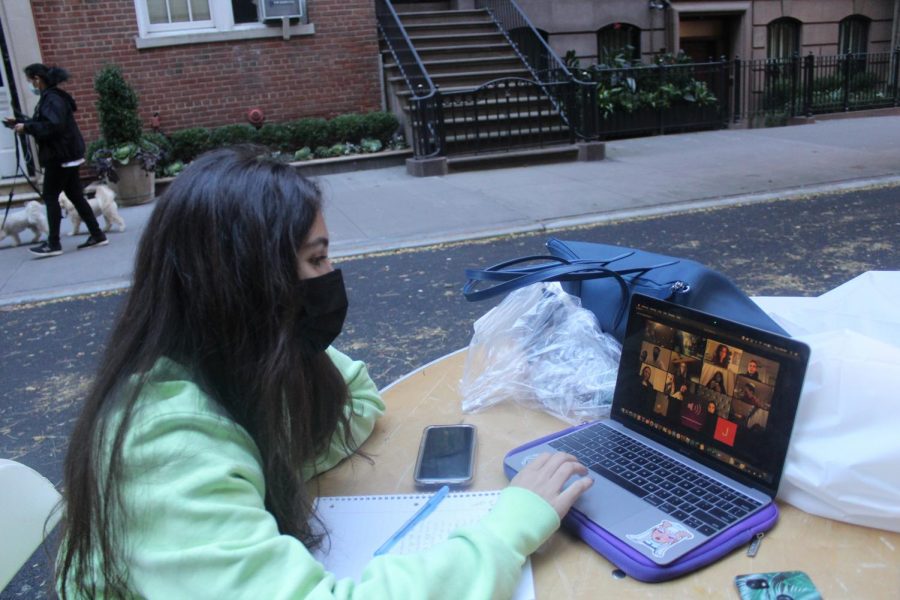 Teachers on Zoom, Students in School