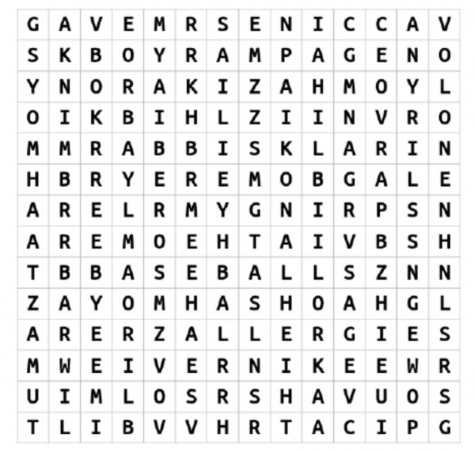March Word Search