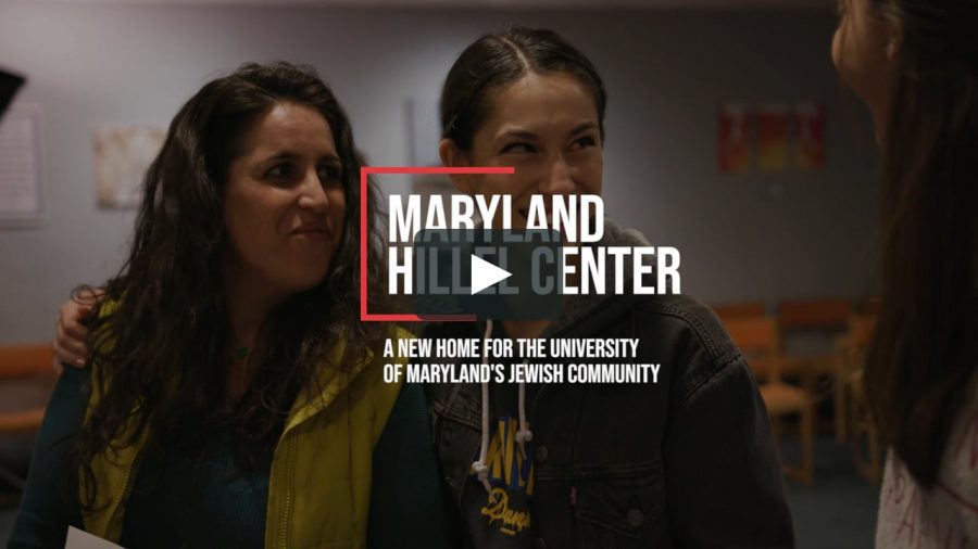 Virtual Slides and Videos like this video about the Hillel at Maryland University were shown at the virtual college meetings.