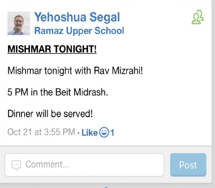 Rabbi+Segal+invites+students+to+join+mishmar+after+school.